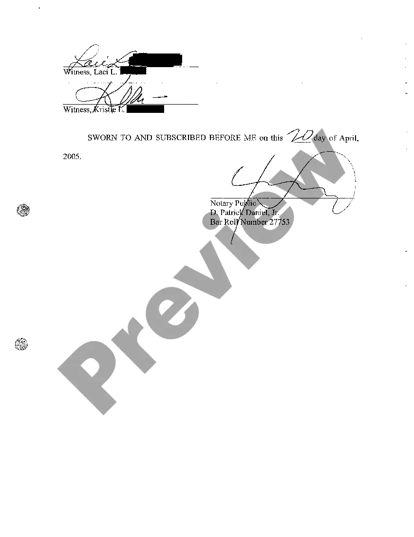Preview A05 Affidavit of Deputy Clerk of the Court
