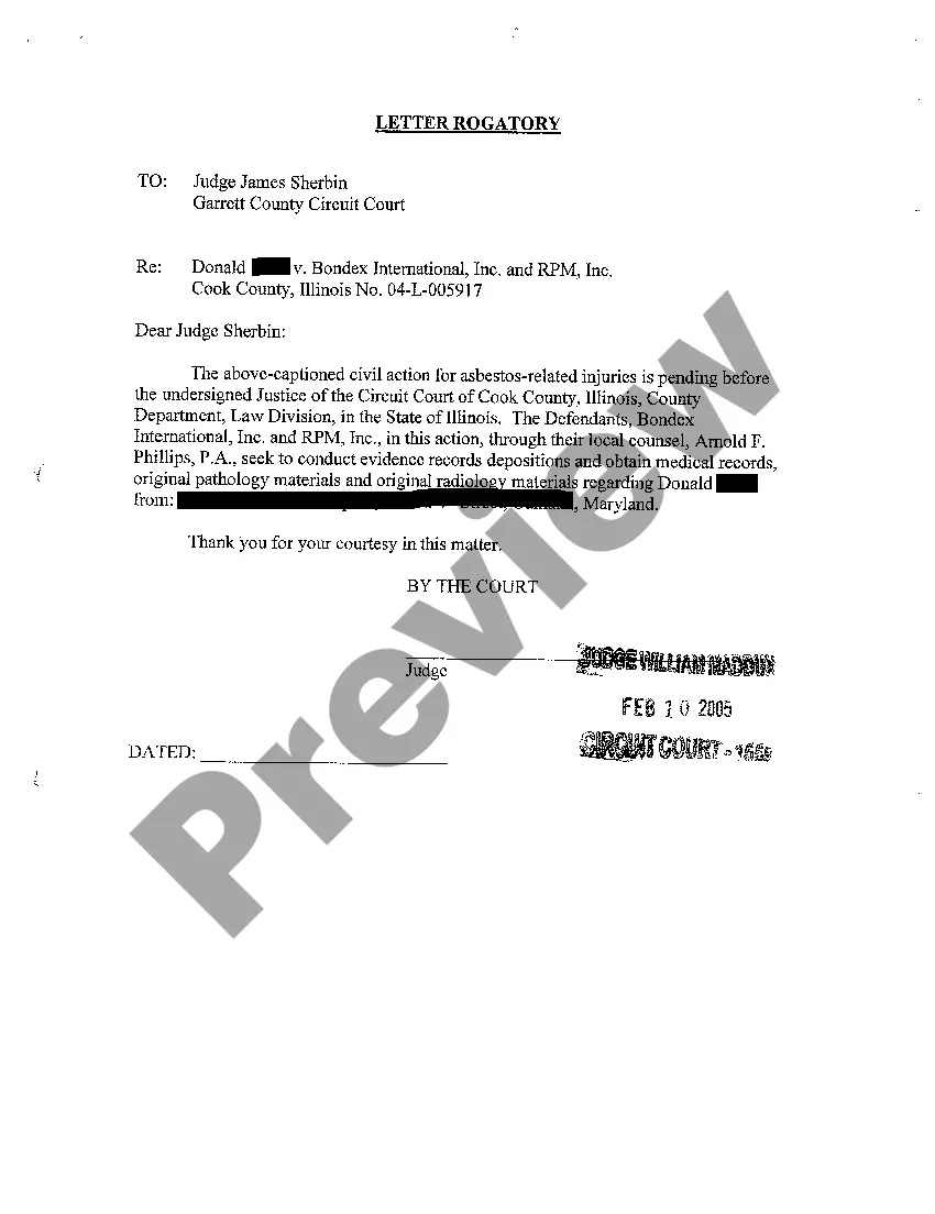 Get A03 Order for Issuance of Letters Rogatory Preview A03 Order for Issuance of Letters Rogatory