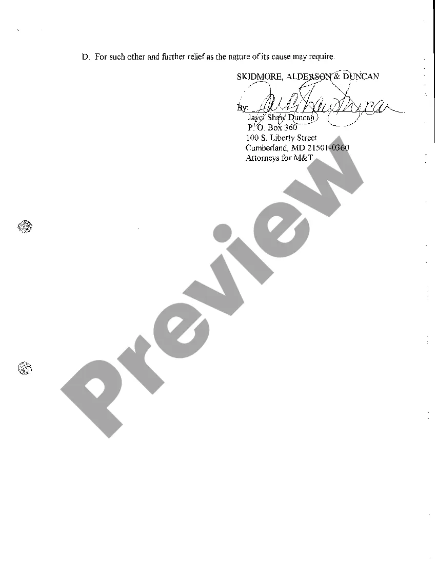 Preview A01 Petition to Establish and Enforce Mechanics' Lien