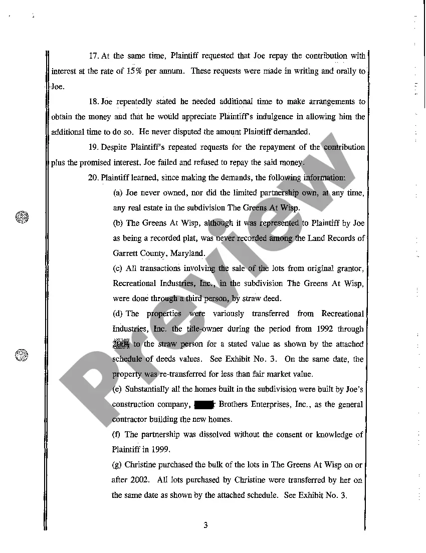 Get A01 Complaint Fraud in the Inducement, Conspiracy, and Interference with Economic Relationship Preview A01 Complaint Fraud in the Inducement, Conspiracy, and Interference with Economic Relationship