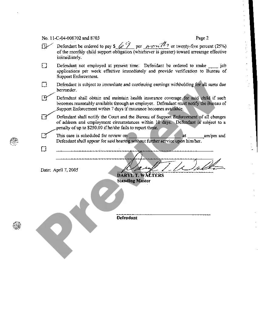 Preview A07 Second Report of the Master Recommending Support