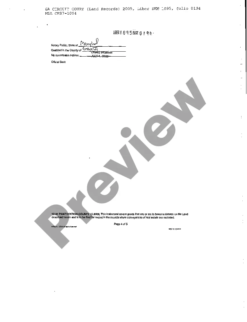 Preview Manufactured Home Affidavit of Affixation