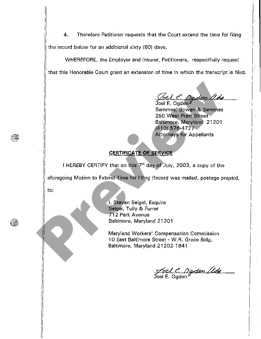 Preview A02 Motion to Extend Time for Filing Record