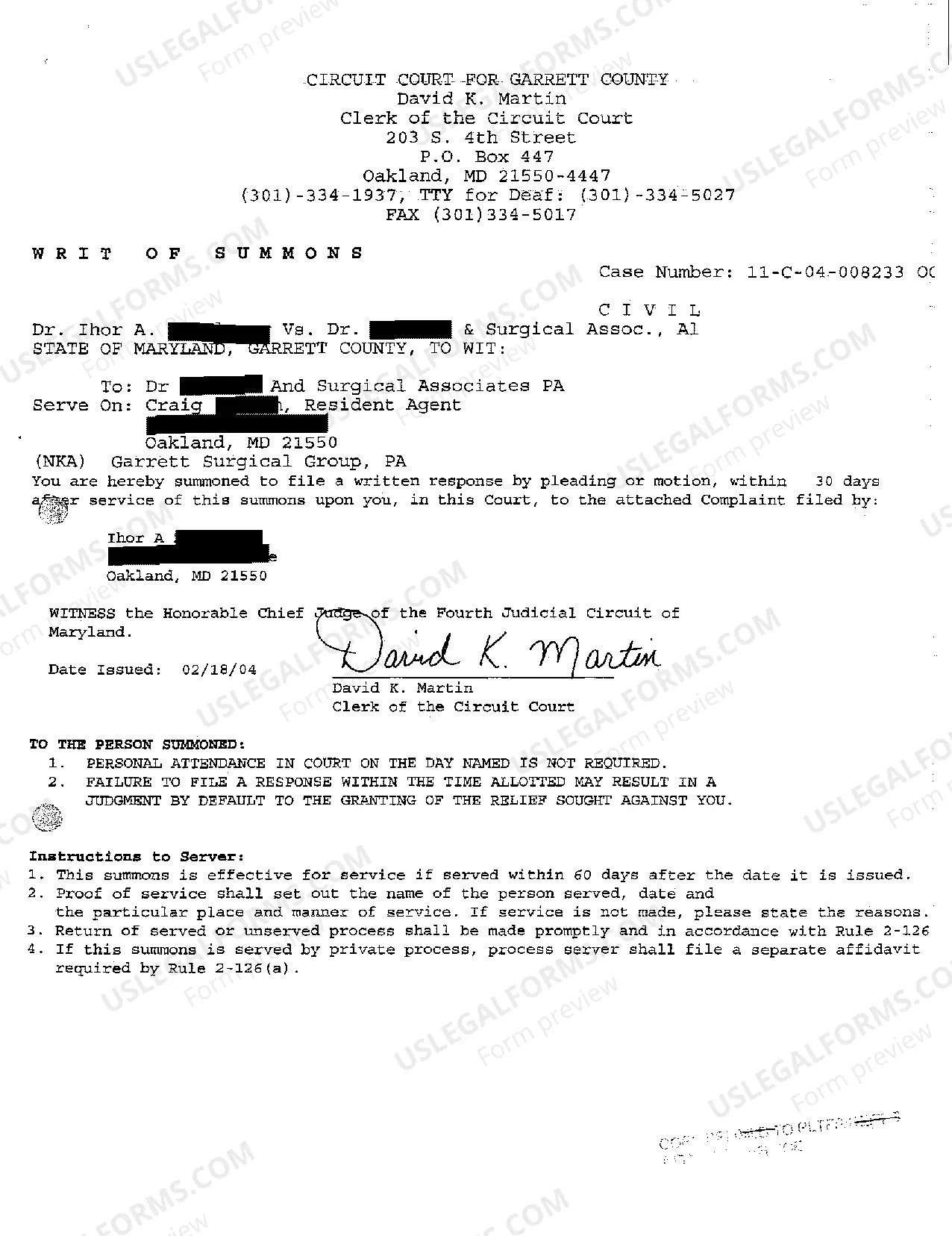 Preview A01 Complaint for Breach of Employment Agreement to Pay Employee Fees Generated