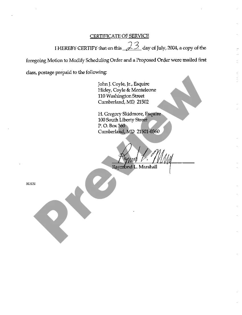 Preview A10 Defendant's Motion to Modify the Scheduling Order and Memorandum of Law in Support