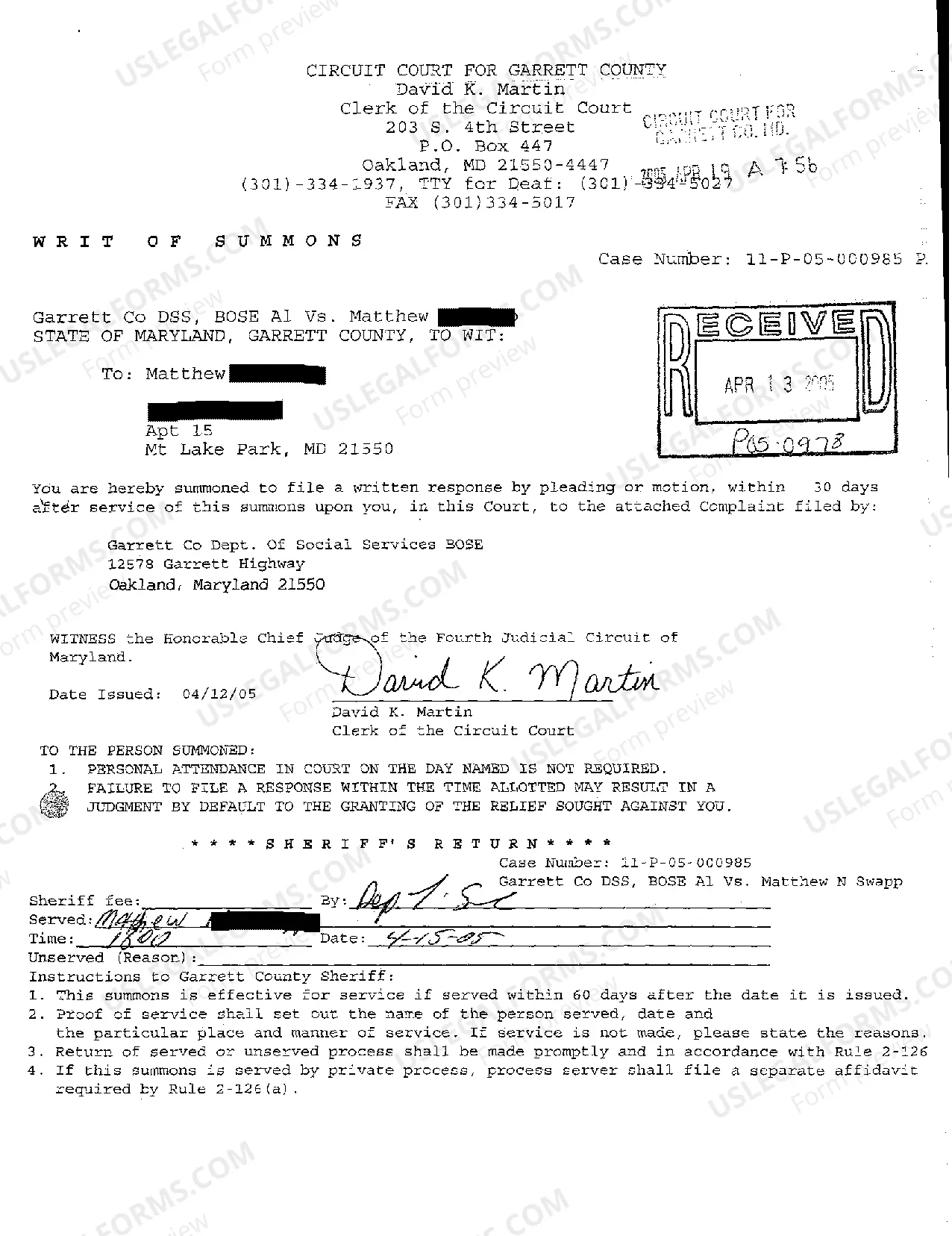 Preview A01 Complaint by Foster Parents Against Biological Father for Child Support and Health Insurance for Child 1