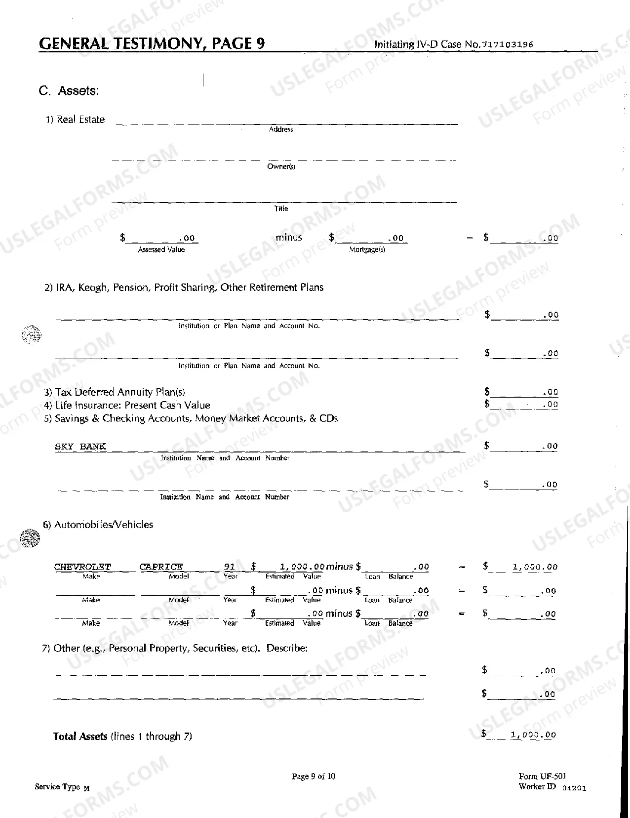 Preview A03 General Testimony of Petitioner