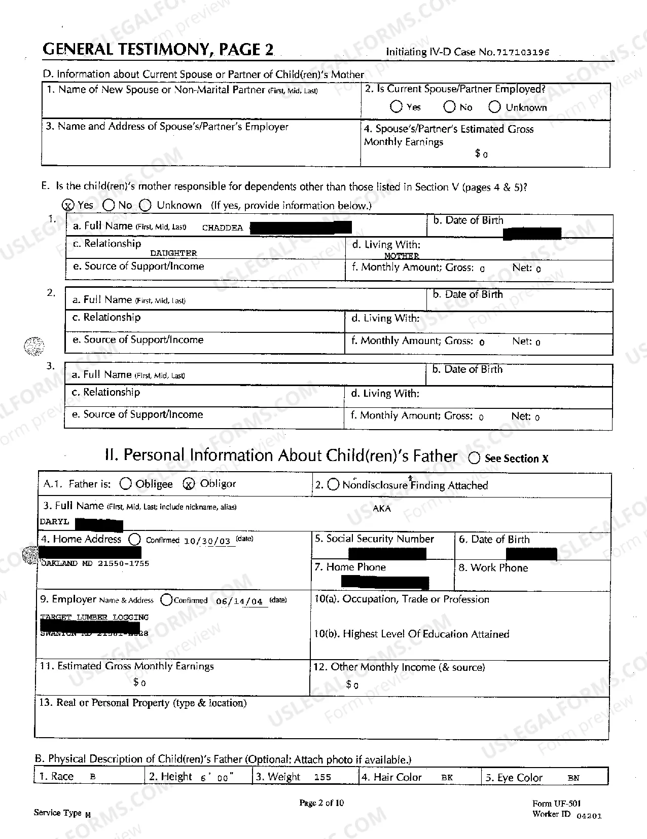 Preview A03 General Testimony of Petitioner