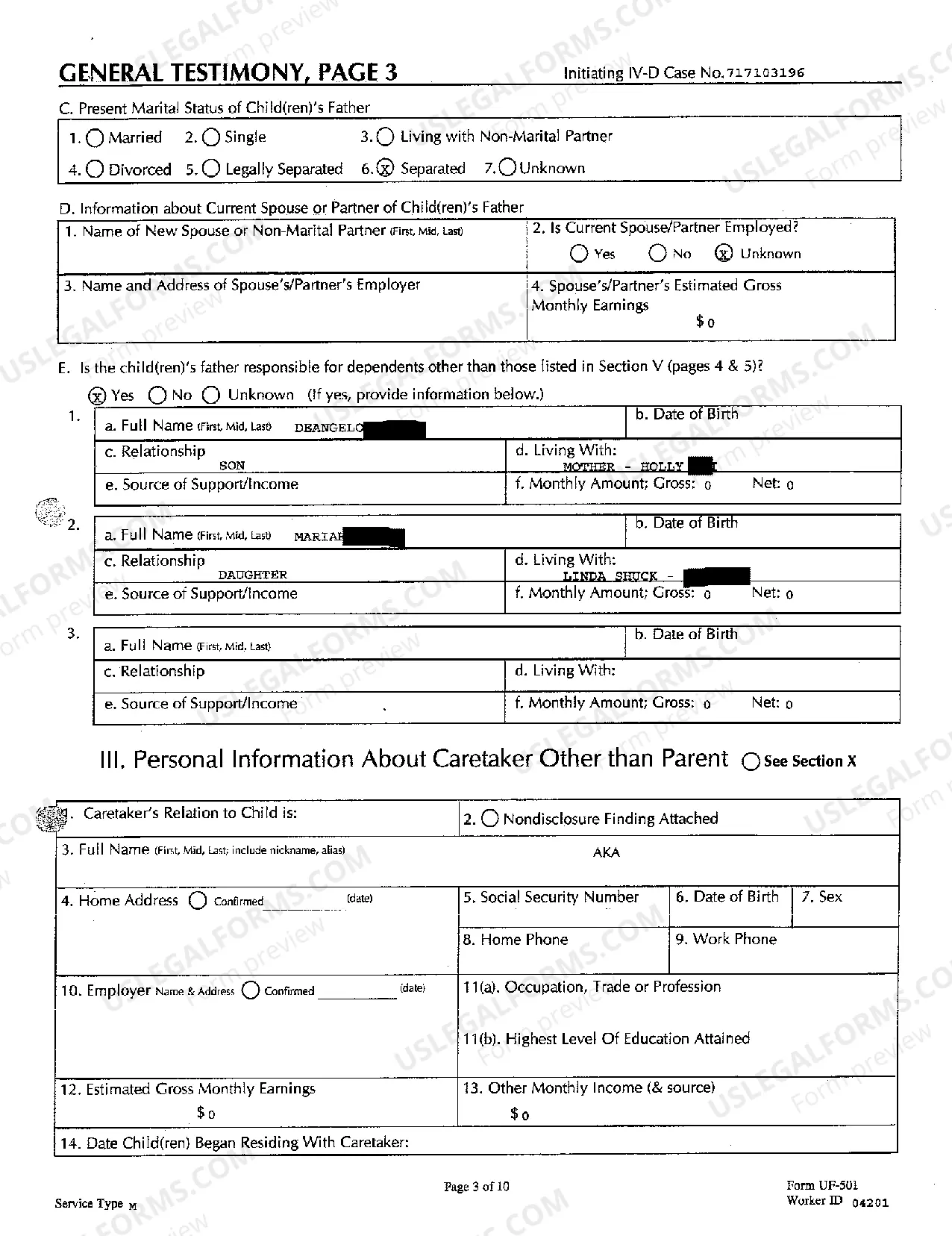 Preview A03 General Testimony of Petitioner