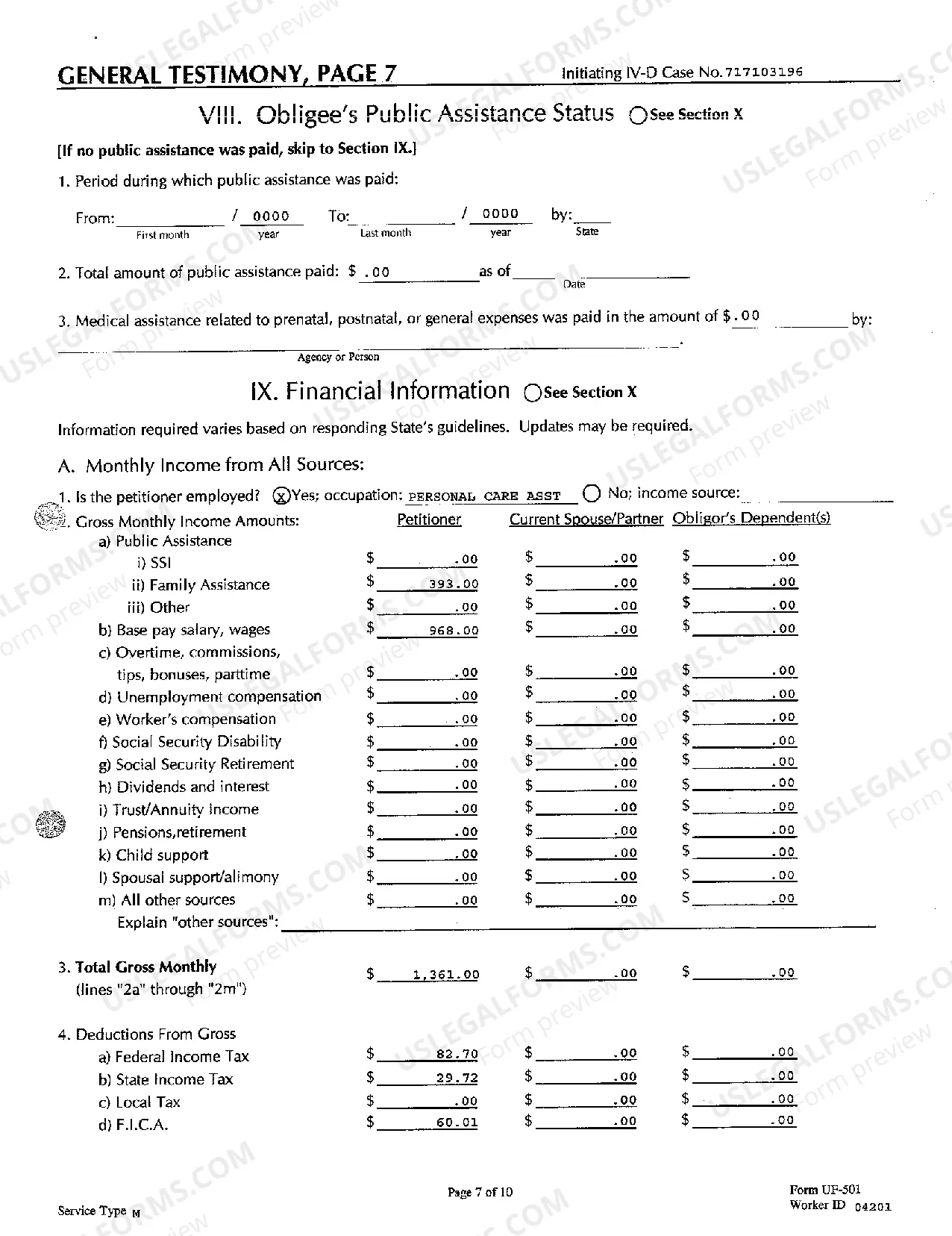 Preview A03 General Testimony of Petitioner