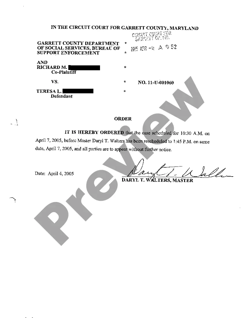 Get A05 Order to Show Cause Why Defendant Should Not be Found in Contempt Preview A05 Order to Show Cause Why Defendant Should Not be Found in Contempt