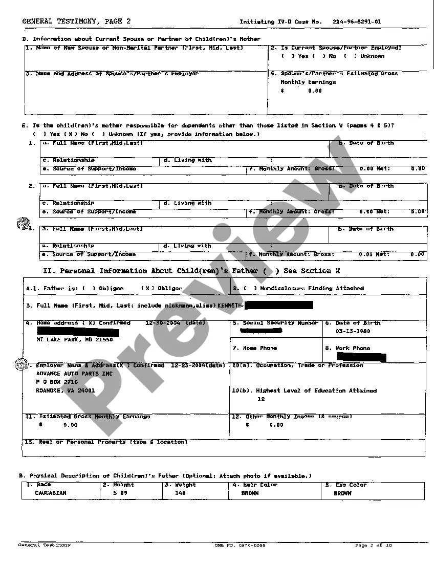 Get A03 General Testimony Preview A03 General Testimony