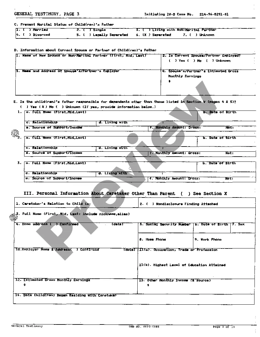 Get A03 General Testimony Preview A03 General Testimony