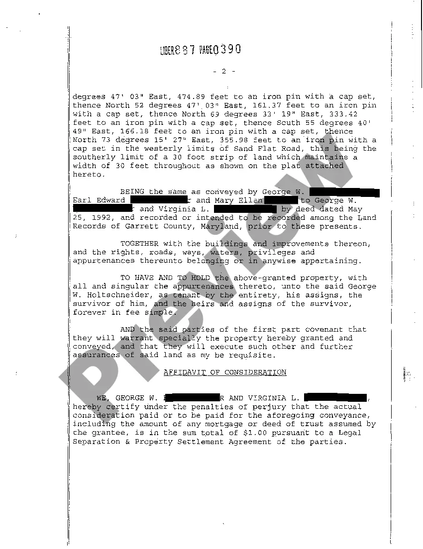 Preview A04 Original Quitclaim Deed of Defendant's Property