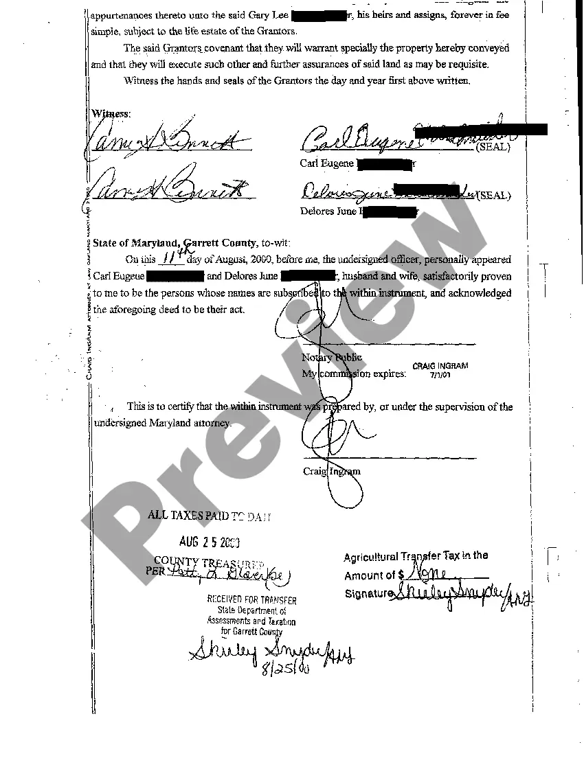 Preview A04 Original Quitclaim Deed of Defendant's Property