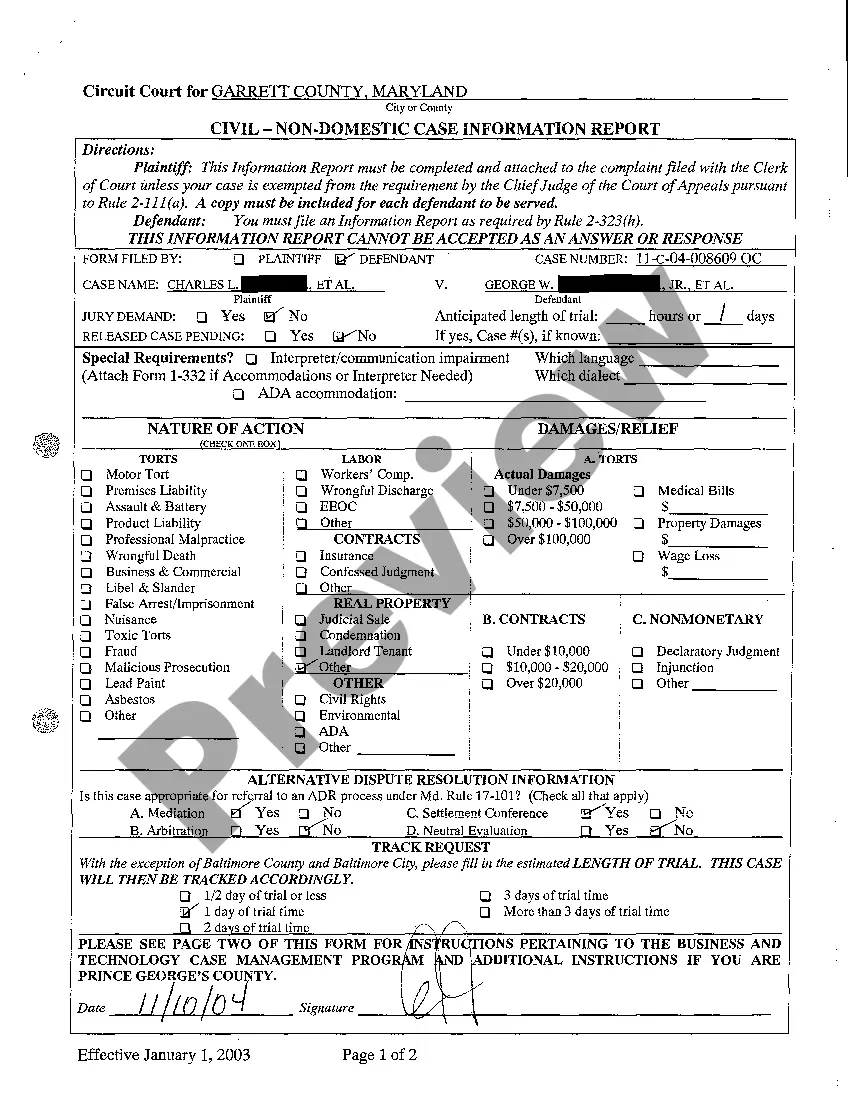 Preview A06 Answer to Complaint