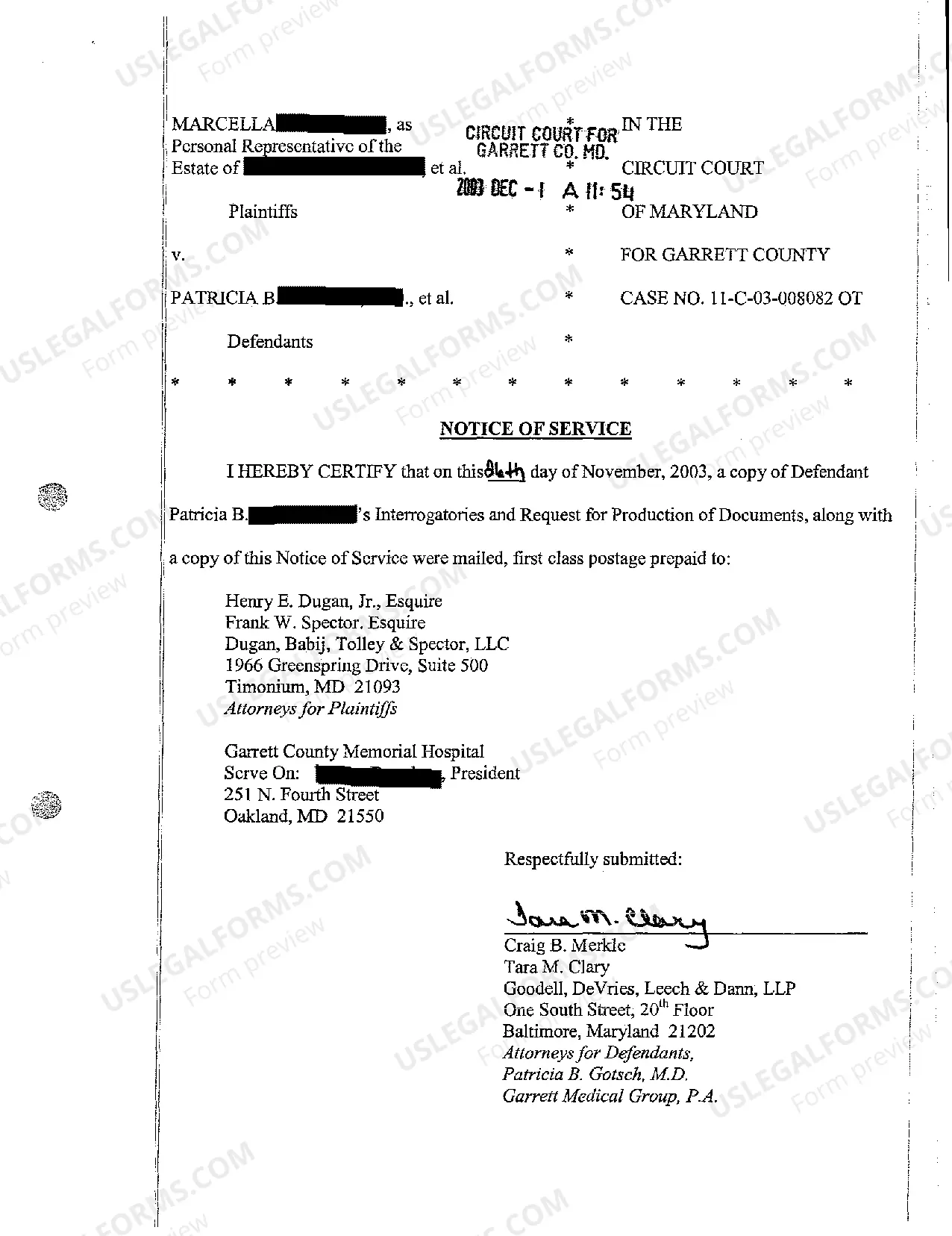 Preview A02 Civil - Non-Domestic Case Information Report