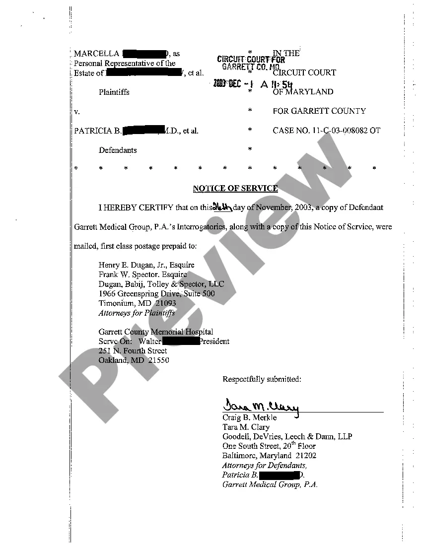 Preview A10 Certificate Regarding Discovery