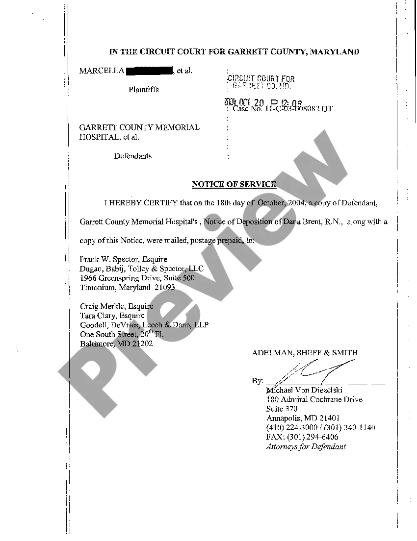 Get A15 Hospital's Preliminary Designation of Experts Preview A15 Hospital's Preliminary Designation of Experts