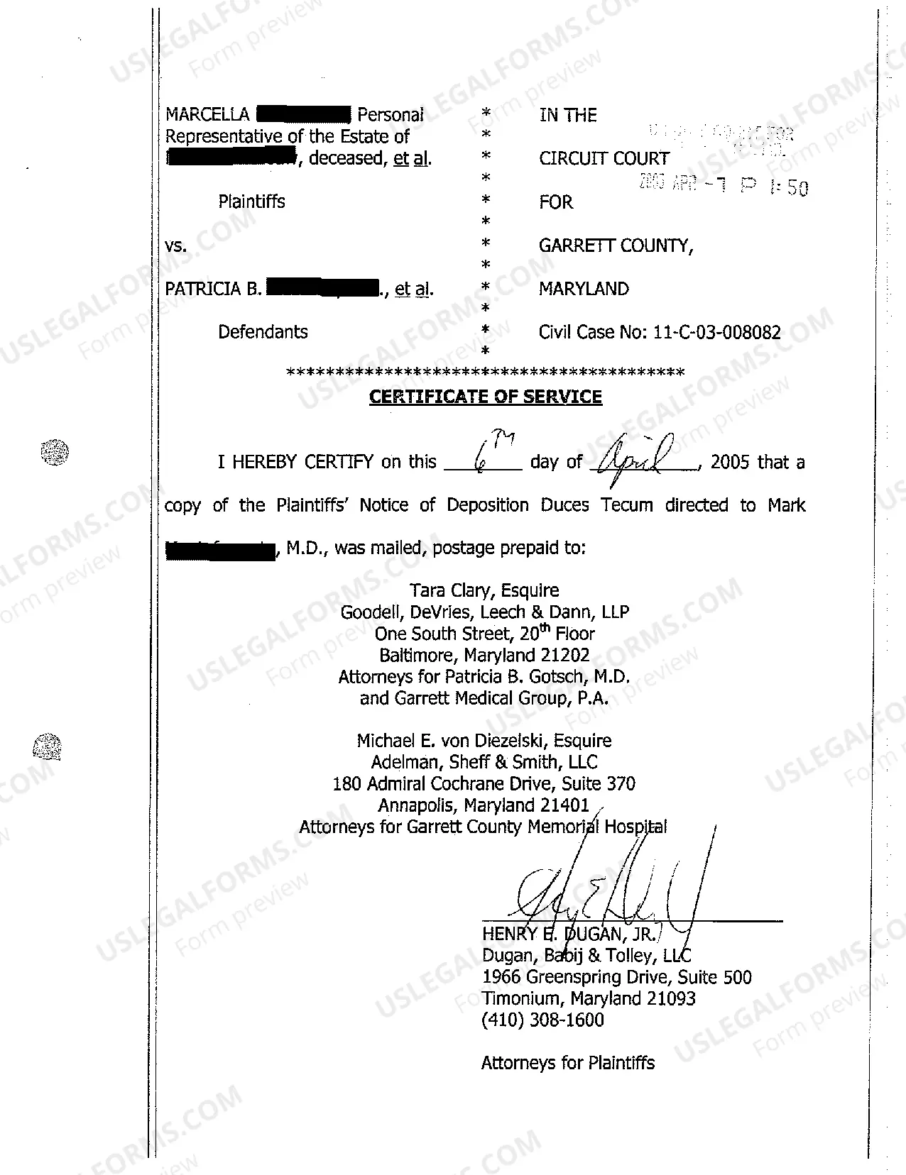 Preview A24 Order Granting Defendant Physician's Insurance Representative's Excusal from Personal Attendance at Pretrial Settlement Conference