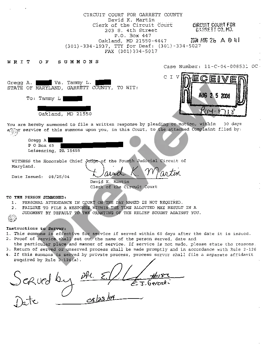 Preview A01 Complaint for Partition of Land