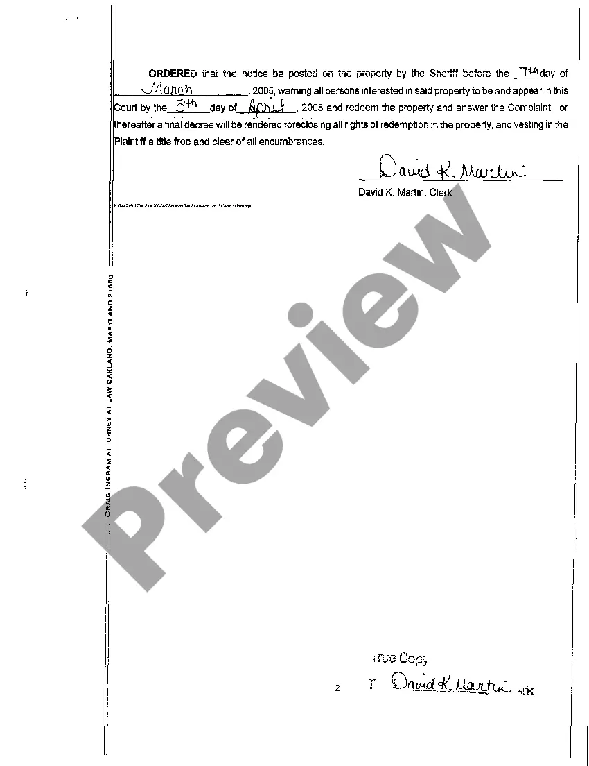 Preview A03 Order of Posting