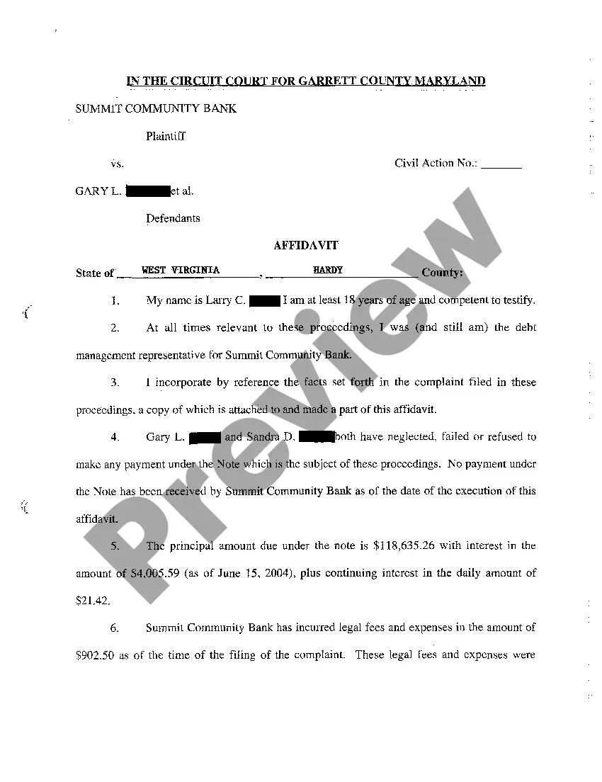 Preview A02 Plaintiff's Motion for Summary Judgment, Affidavit in Support of Motion, and Order Granting Summary Judgment