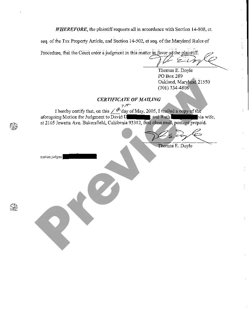 Preview A03 Motion for Judgment