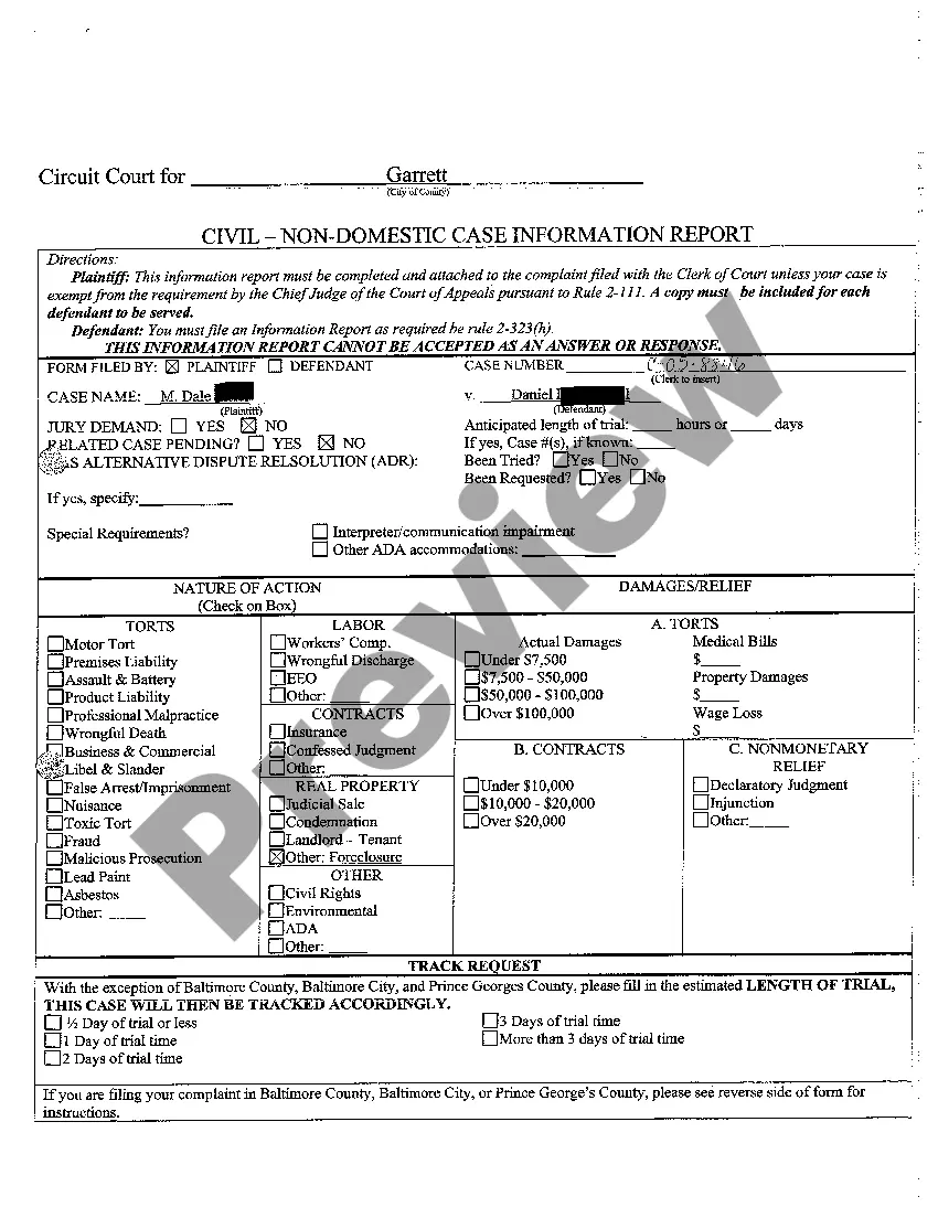Get A01 Complaint to Foreclosure Equity of Redemption Property Sold for Nonpayment of Taxes Preview A01 Complaint to Foreclosure Equity of Redemption Property Sold for Nonpayment of Taxes