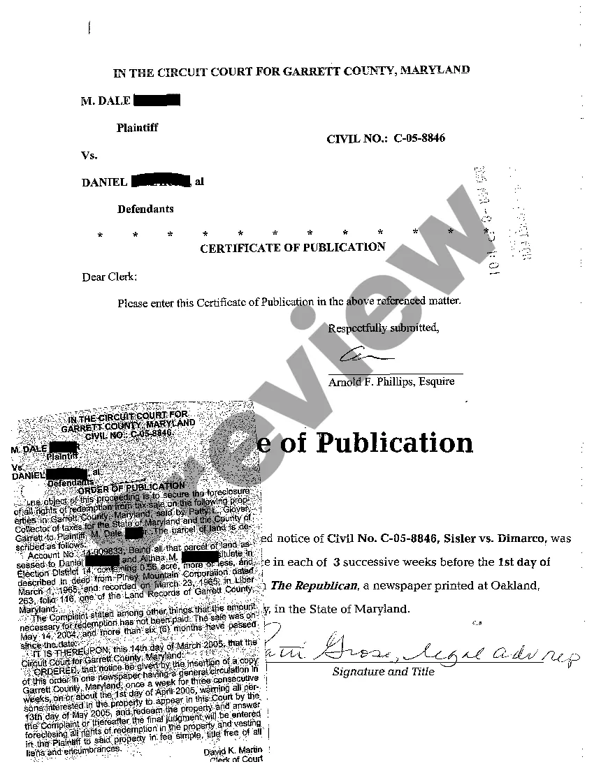 Preview A03 Order of Publication