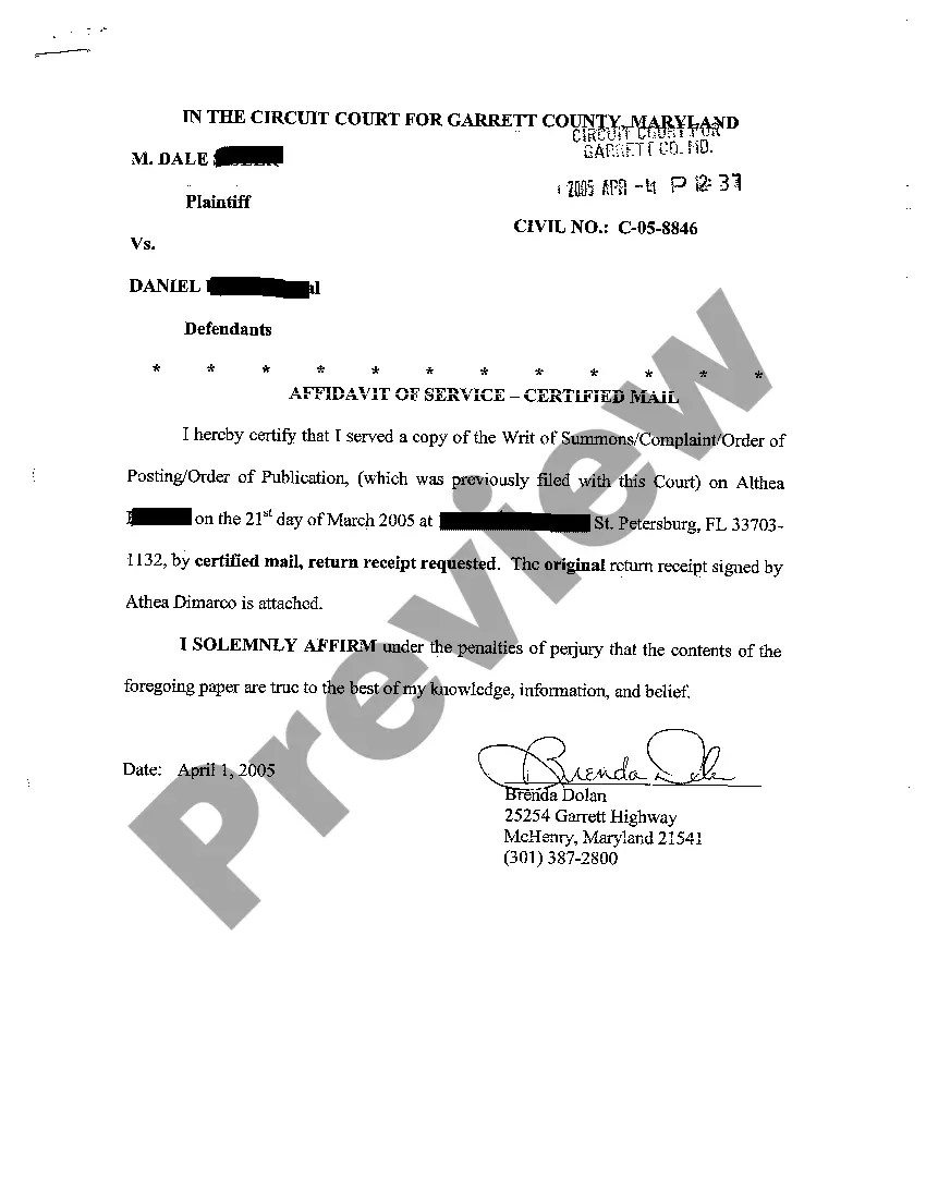 Preview A04 Order of Posting