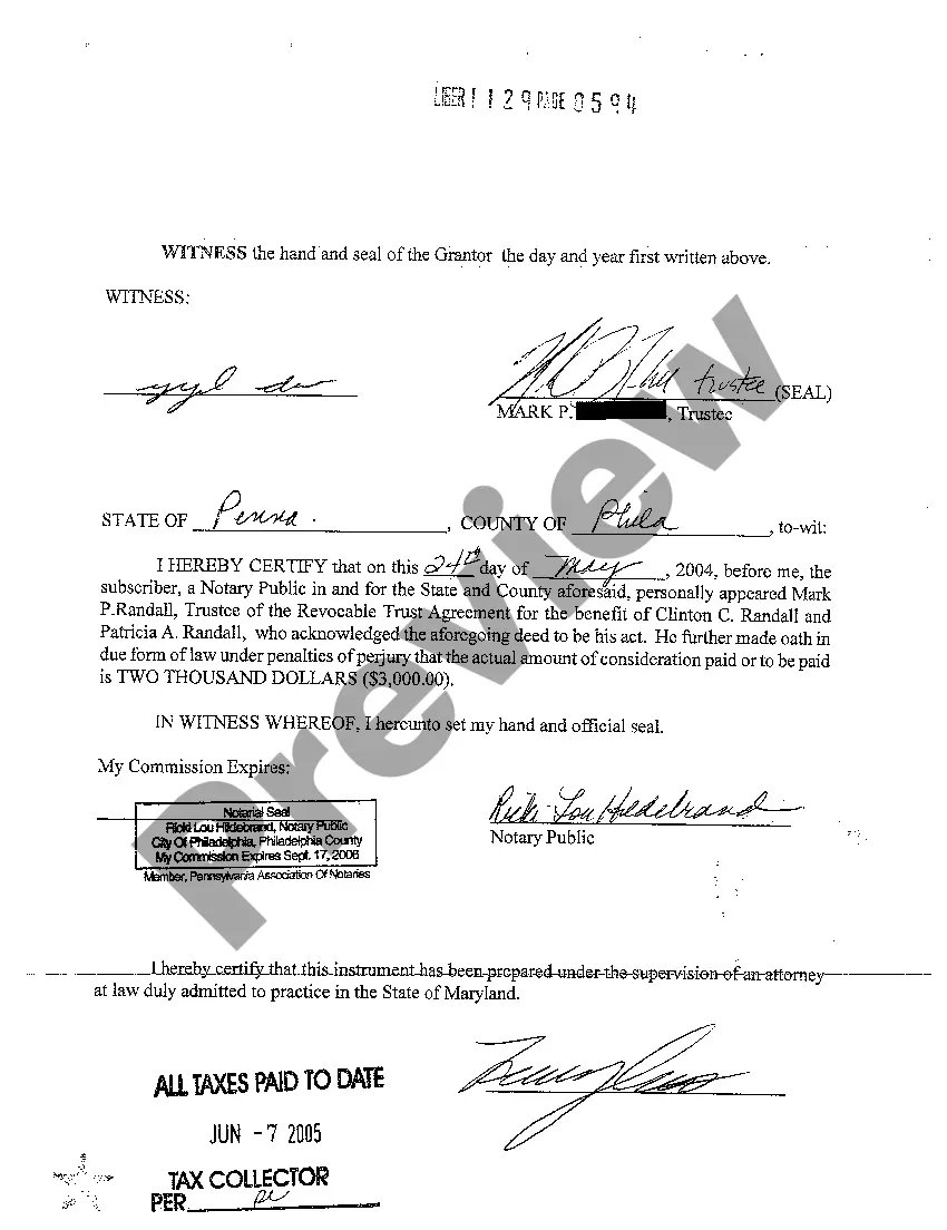 Preview A12 Deed of Decedent's Property to Grantee