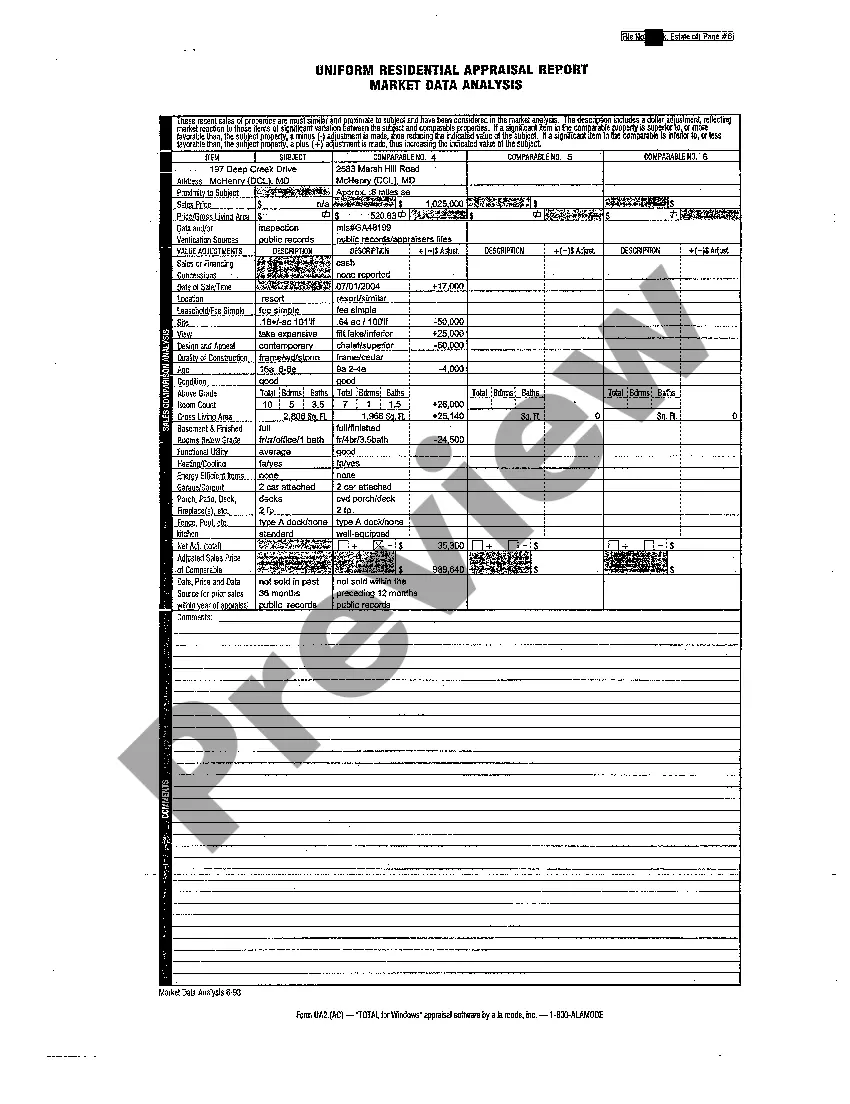 Get A08 Appraisal of Decedent's Real Property Preview A08 Appraisal of Decedent's Real Property