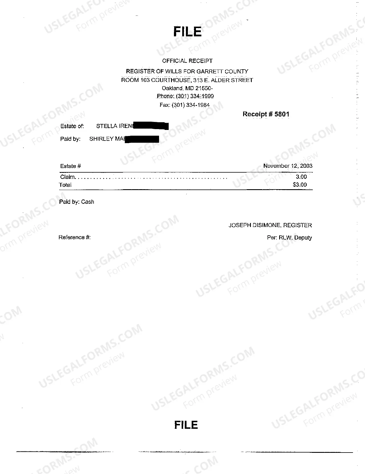 Preview A06 Claims Against Decedent's Estate for Personal Care