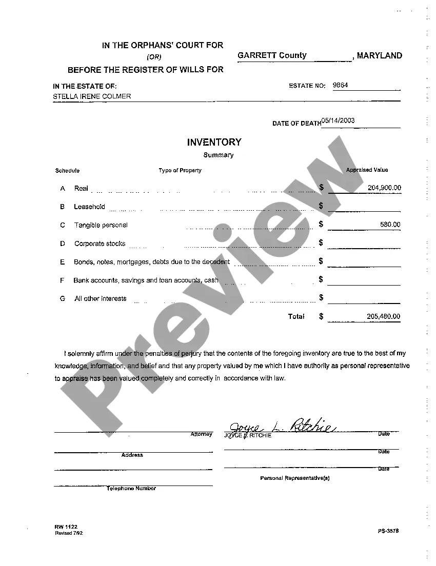 Get A19 Inventory Summary Preview A19 Inventory Summary