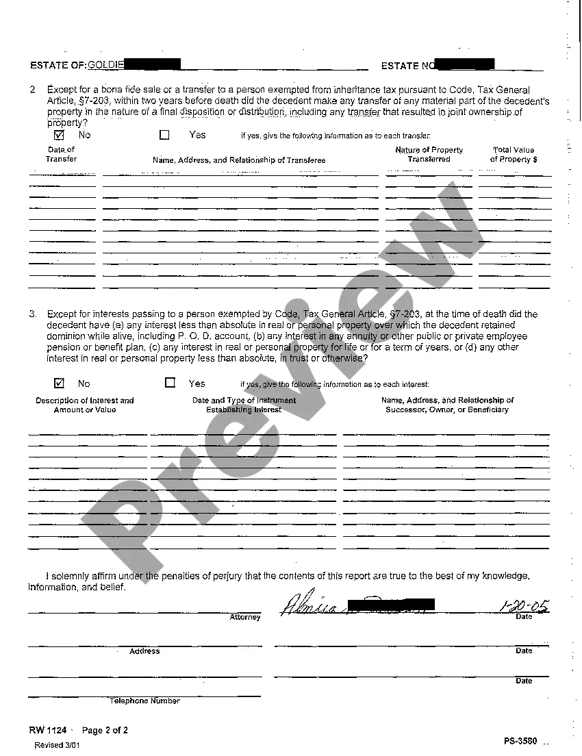 Preview A05 Information Report