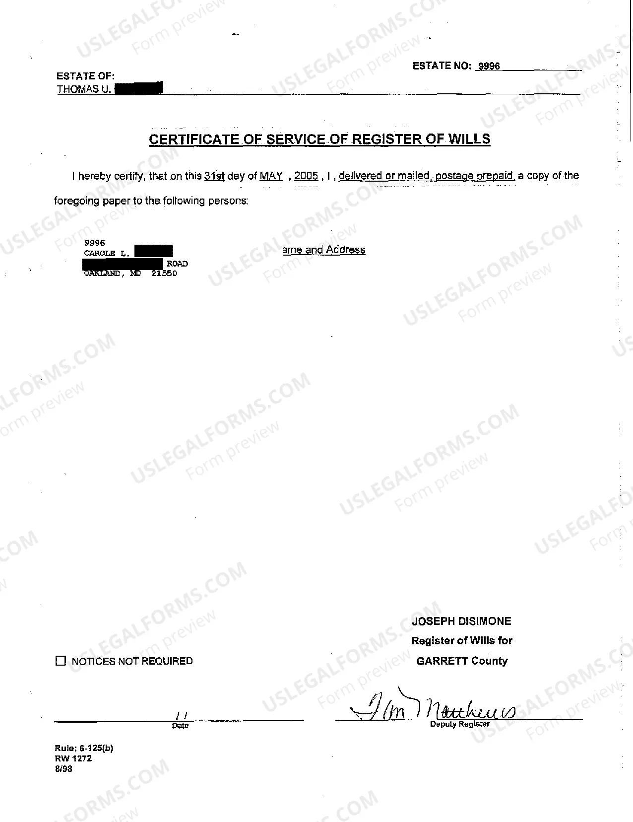 Preview A19 Register of Wills