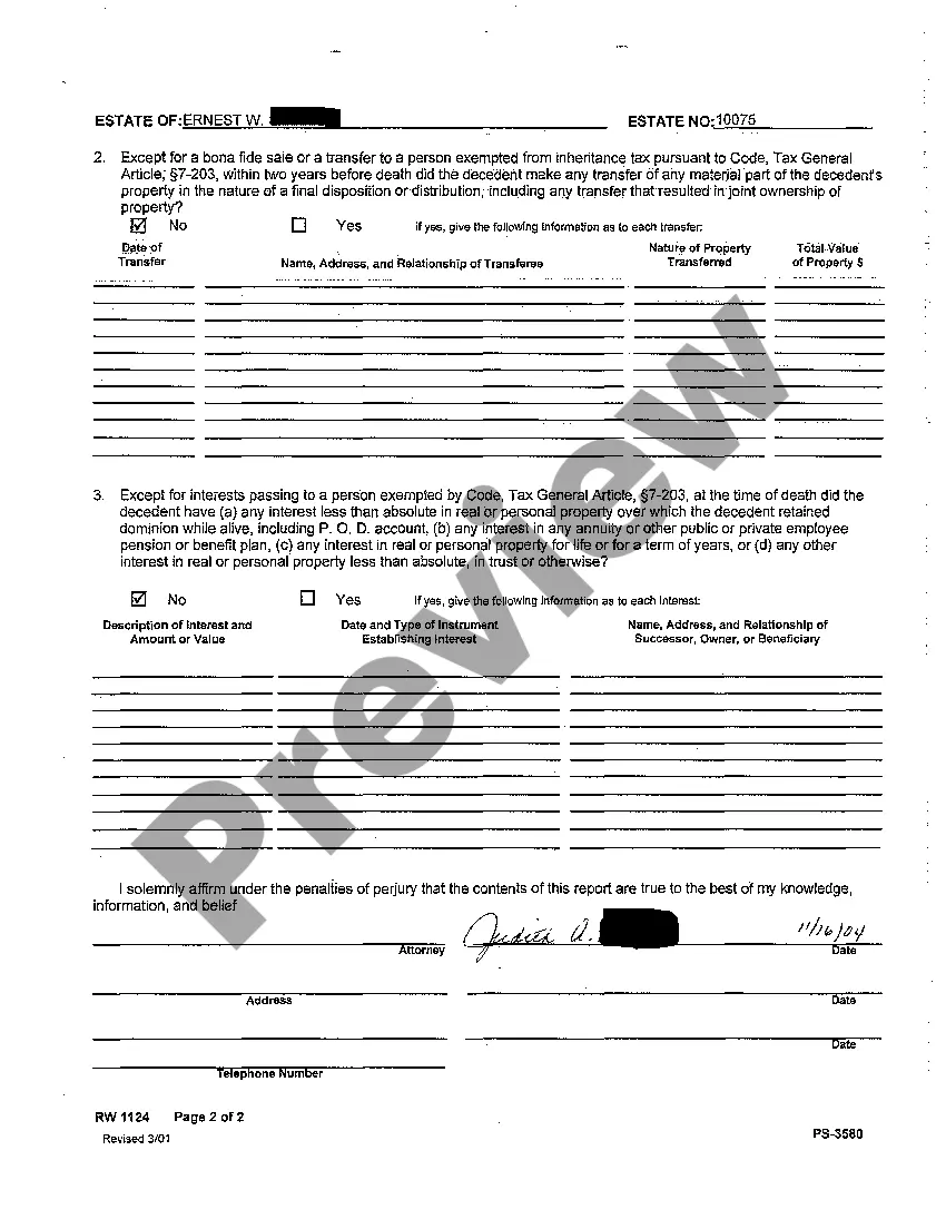 Preview A08 Information Report