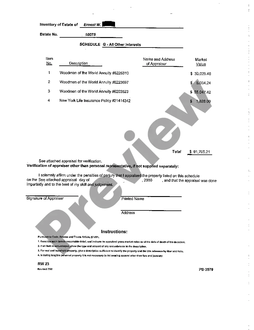 Get A14 Inventory Summary Preview A14 Inventory Summary
