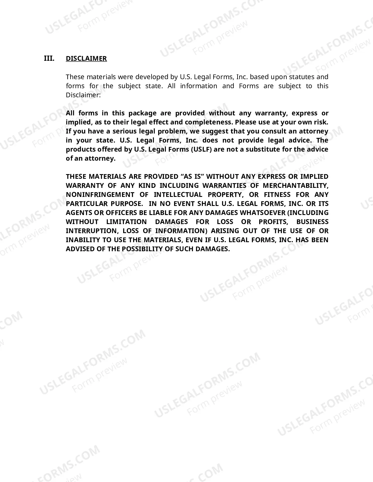 Preview Maryland Supplemental Residential Lease Forms Package