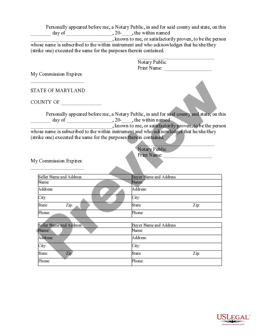 Preview Notice of Option for Recording