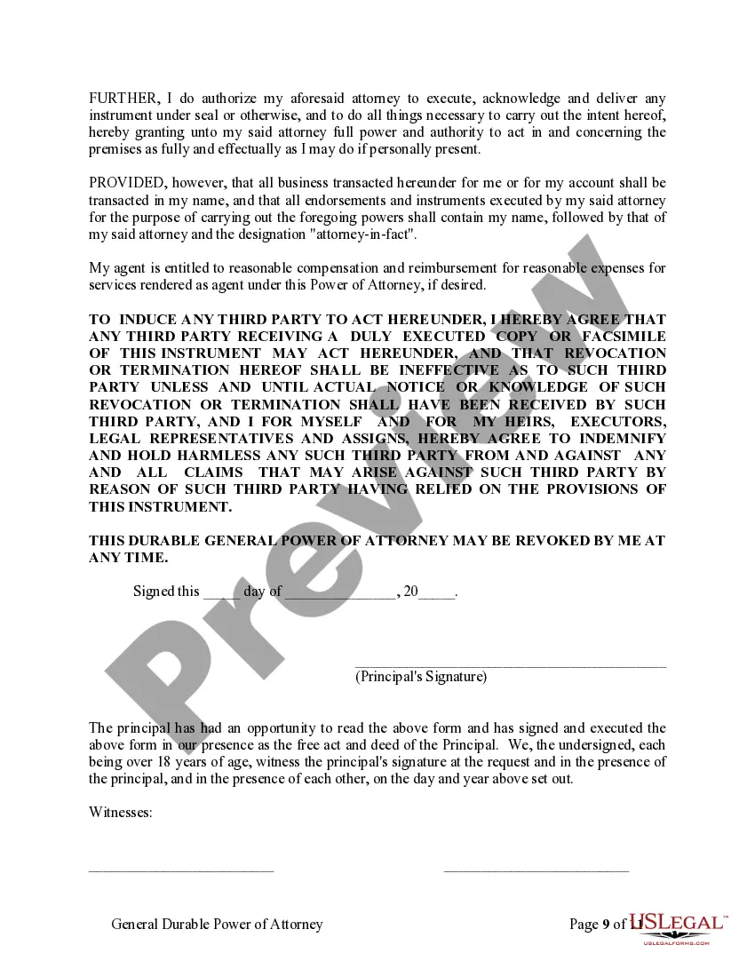 Get General Durable Power of Attorney for Property and Finances or Financial Effective Immediately Preview General Durable Power of Attorney for Property and Finances or Financial Effective Immediately