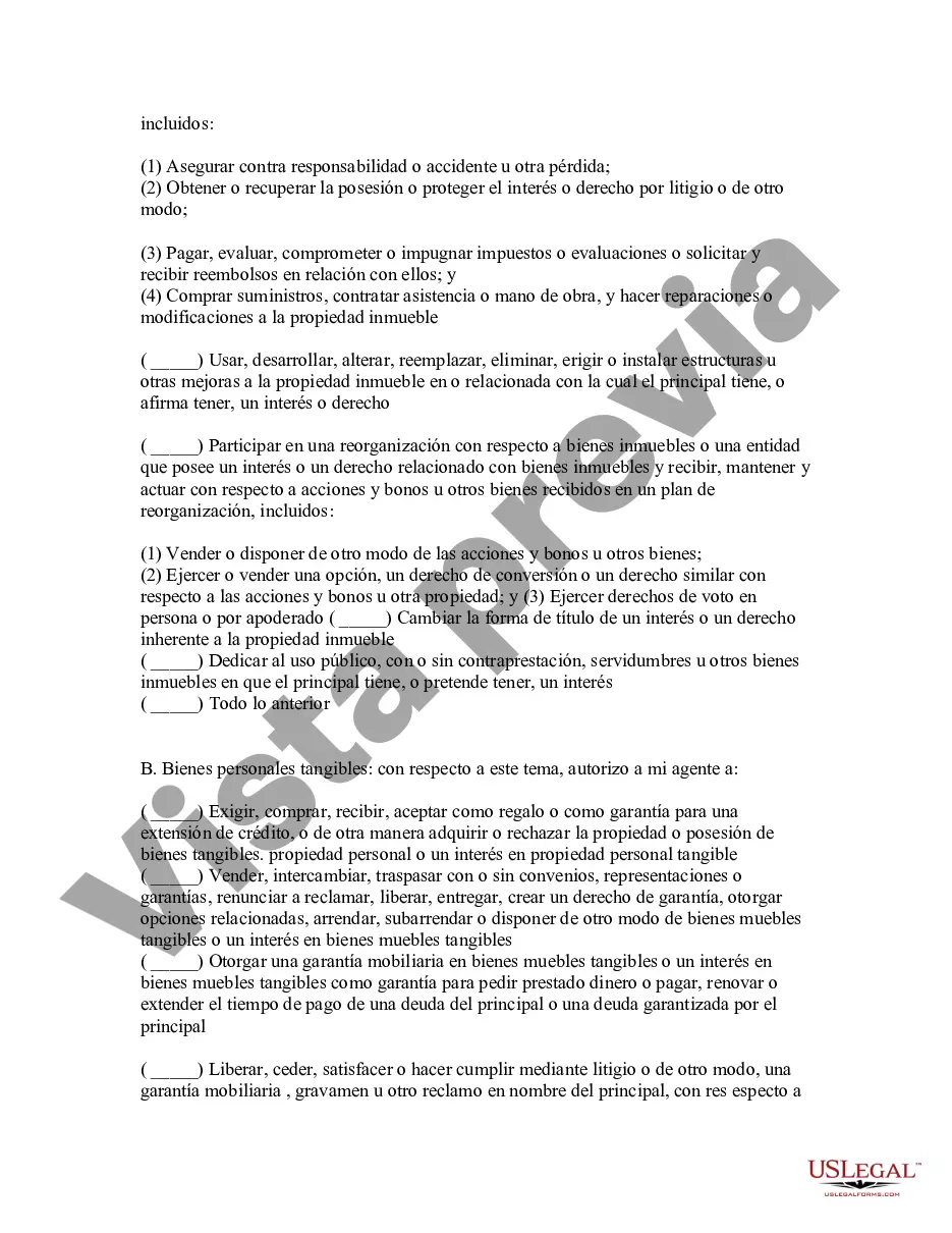 Preview Poder notarial limitado estatutario de Maryland