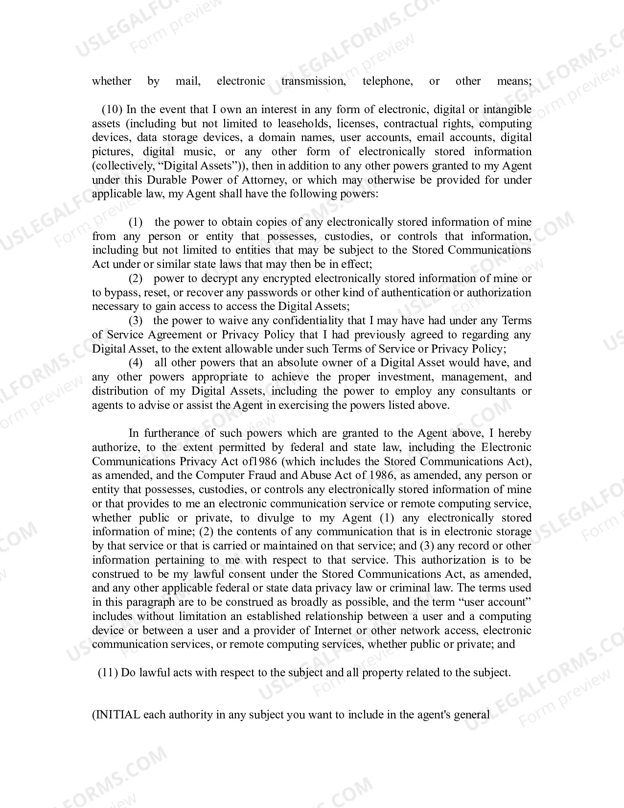 Preview Maryland Statutory Limited Power of Attorney