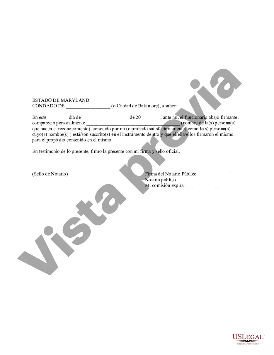 Preview Poder General para el Cuidado y Custodia del Hijo o Hijos