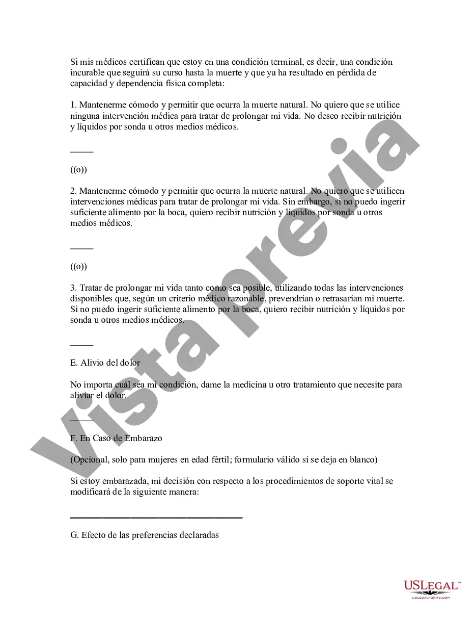 Preview Directiva de salud anticipada reglamentaria