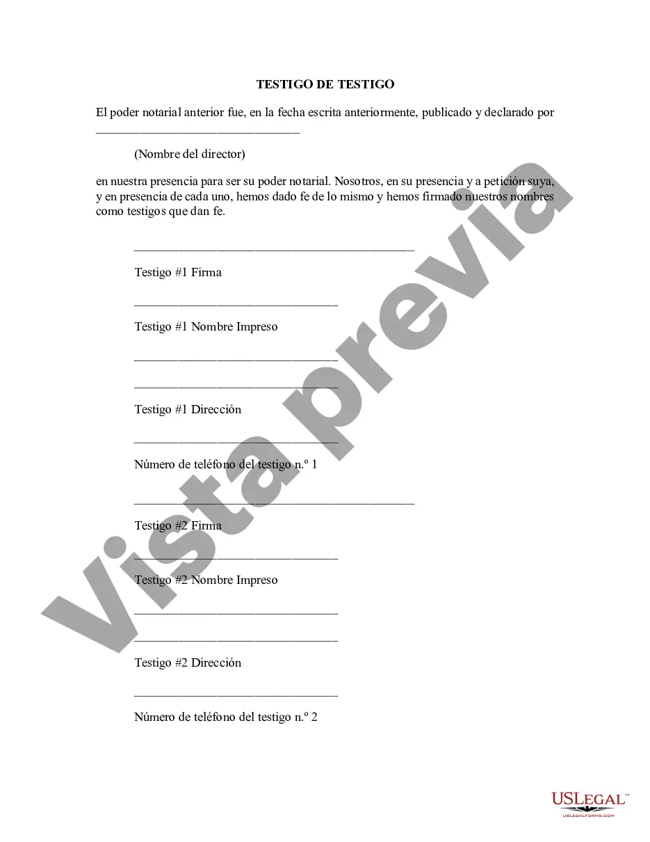 Preview Poder notarial especial o limitado para transacciones de compra de bienes raíces por parte del comprador