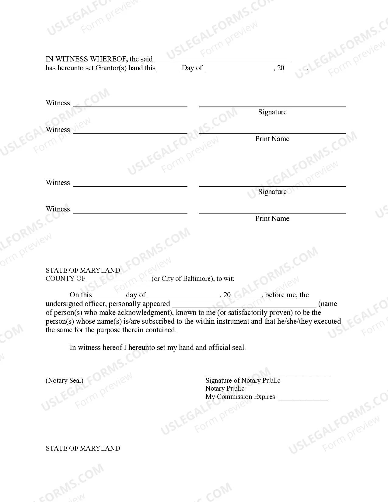 Preview Warranty Deed for Parents to Child with Reservation of Life Estate