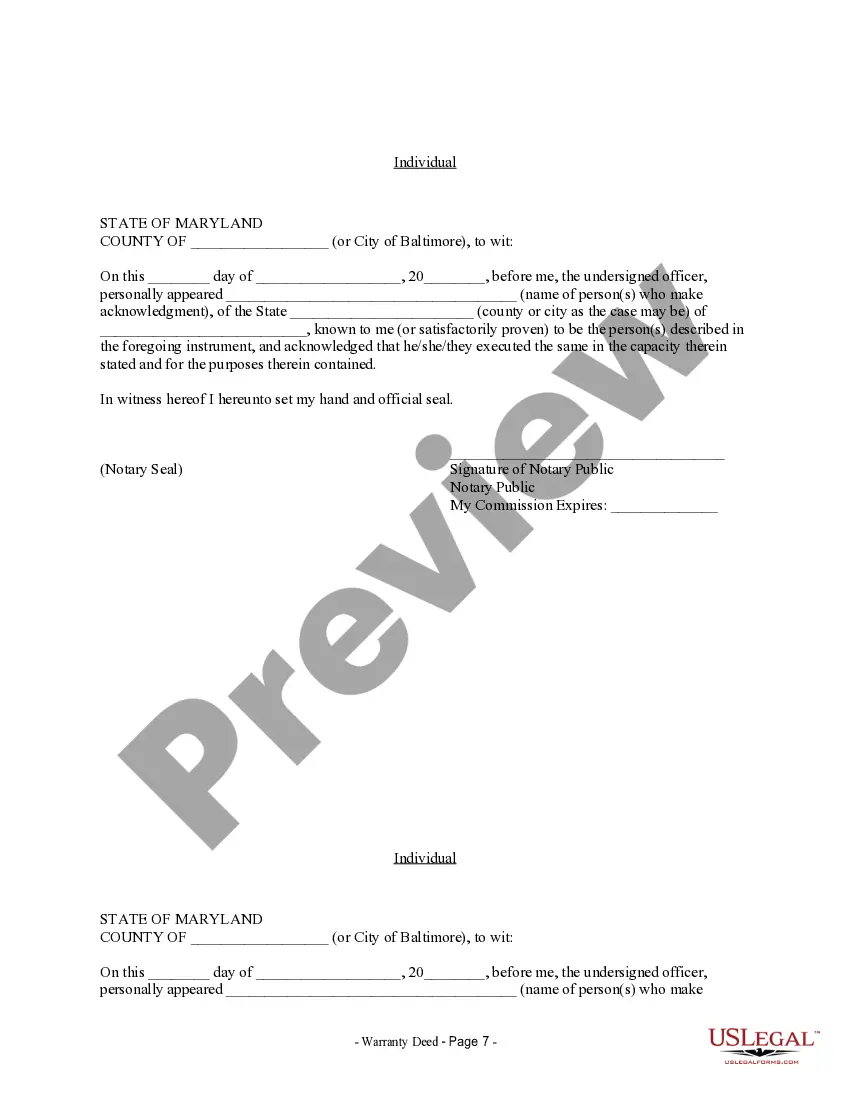 Preview Warranty Deed from two Individuals and Trustee to Three Individuals