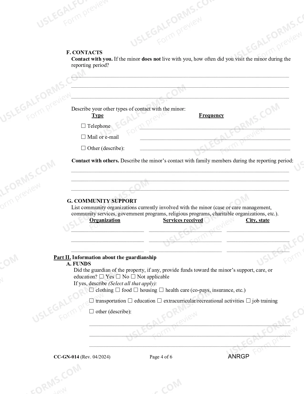 Preview Answer to Complaint/Petition/Motion CC-DR 50 - Instructions